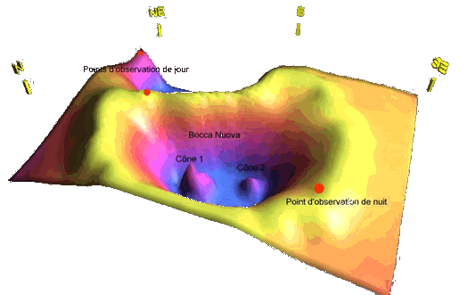 3D map of Bocca Nuova