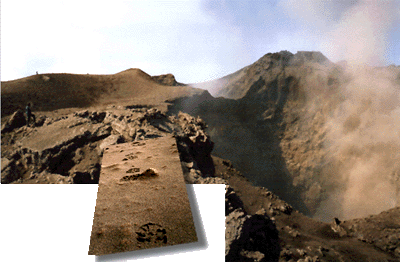 North-eastern crater