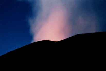 falling night on summit